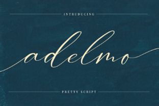 Adelmo: A Subtle Handwritten Font for Elegant Craft Projects
