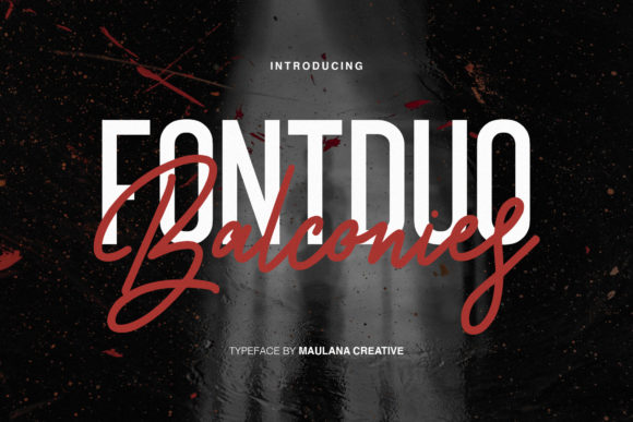 Balconies: A Stunning Handcrafted Script Font Duo for Editorial Design