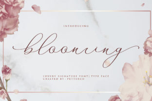 Blooming Typeface Review: Elegant Script Fonts for Campaign Design
