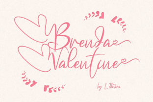 Brenda Valentine: The Cute Handwritten Font for Romantic Branding