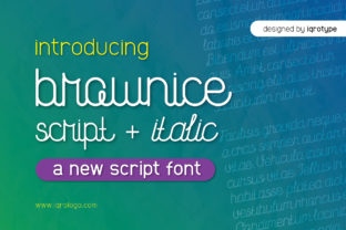 Brownice: The Modern Script Handwritten Font for Standout Craft Designs