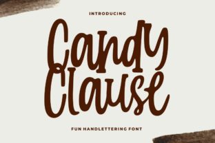 Candy Clause: The Whimsical Script Font for Scroll-Stopping Social Media Graphics