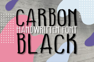 Carbon Black: The Script Handwritten Font for Strong Brand Visuals