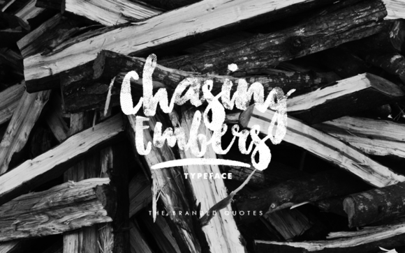 Chasing Embers Script Font for Elegant Brand Identity