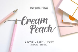 Cream Peach: The Romantic Script Handwritten Font for Wedding Invitations