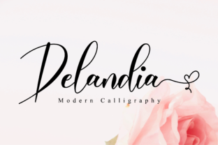 Delandia Script Font for Elegant Branding