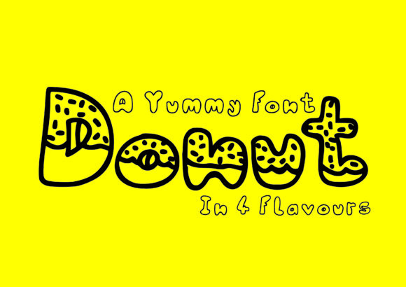 Donut Typeface: A Playful Script Handwritten Font for Editorial Design