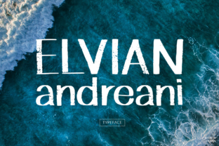 Elvian Andreani: Organic Handwritten Fonts for Editorial Design