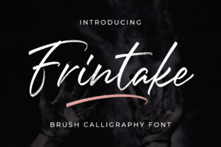 Frintake Brush Calligraphy Font for Branding and Campaign Design
