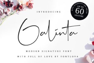 Galinta: The Sweet Script Font for Polished Brand Identity