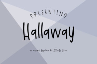 Hallaway Typeface for Engaging Social Media Campaigns