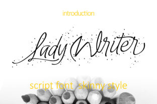 Lady Writer: The Script Handwritten Font for Authentic Campaign Design