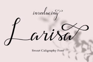Larisa Script Font for Elegant Branding and Modern Design