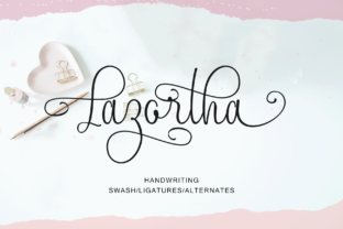 Lazortha: A Modern Handwritten Font for Polished Brand Identity