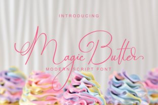 Magic Butter Font for Handmade Labels and Elegant Branding
