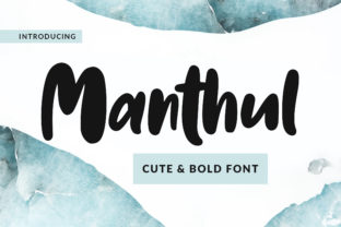 Manthul: A Bold Handwritten Typeface for Creative Branding