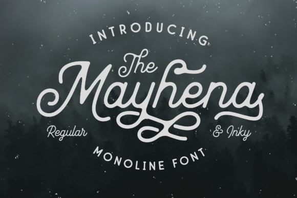 Mayhena: A Vintage Script Handwritten Font for Editorial Design