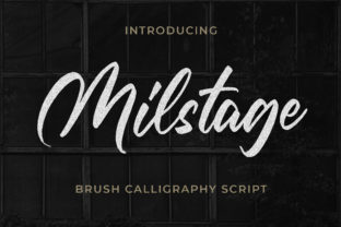 Milstage Brush Calligraphy Script Font Review