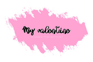 My Valentine: The Sweet Script Handwritten Font for Handmade Labels