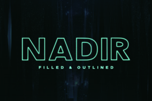 Nadir Bold Sans Serif Typeface for Modern Brand Identity