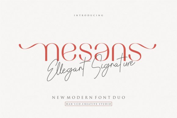 Nesans: The Elegant Sans Serif Typeface for Timeless Digital Branding