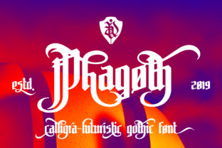 Phagoth Typeface Review for Bold Blackletter Branding