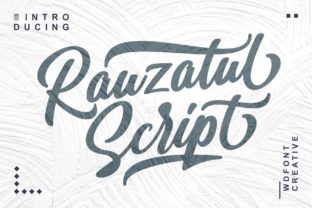 Rauzatul: The Lovely Script Font for Polished Brand Identity