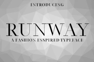 Runway Typeface for Editorial Web Design