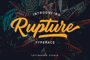 Rupture Duo: A Bold Modern Typeface for Creative Branding