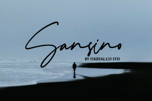 Sansino: A Sweet Script Handwritten Font for Editorial Design