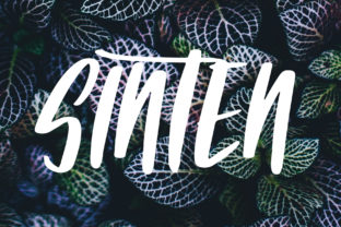 Sinten Bold Script Typeface for Editorial Design