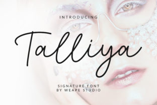 Talliya: A Romantic Script Handwritten Font for Editorial Design
