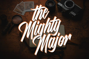 The Mighty Major: A Bold Script Handwritten Font for Crafters