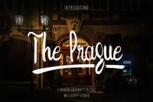 The Prague: A Raw Script Font for Authentic Brand Identity