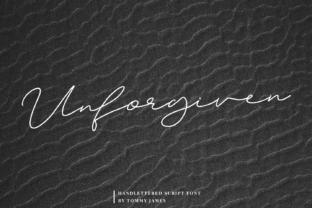 Unforgiven: The Sweet Script Handwritten Font for Standout Branding