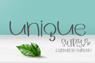 Unique Swirly: A Script Handwritten Font for Romantic Campaigns