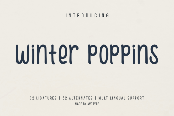 Winter Poppins Typeface Review: A Handwritten Font for Editorial Design