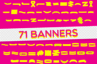 Yellow Dingbat Banners: A Designer’s Take on Versatile Decorative Fonts